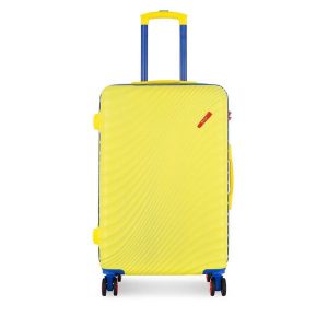 Walizka średnia Semi Line. Żółte walizki Semi-line, bez wzorów, średnie. Za 189,99 zł.