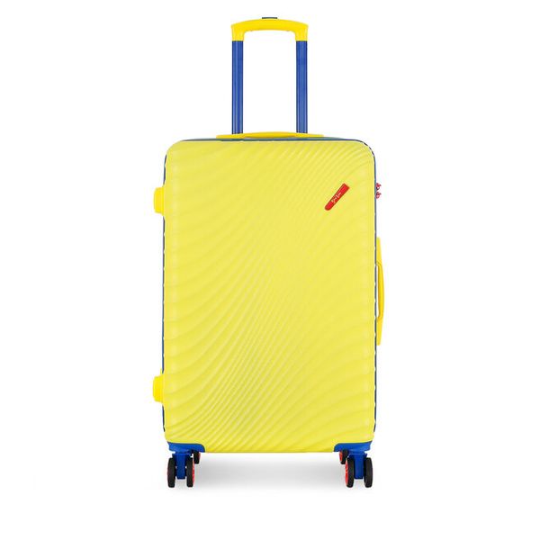 Walizka średnia Semi Line. Żółte walizki Semi-line, bez wzorów, średnie. Za 179,99 zł.