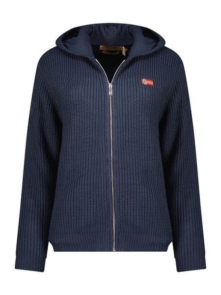 Canadian Peak Kardigan w kolorze granatowym rozmiar: L. Niebieskie kardigany Canadian Peak, l, bez wzorów, ze splotem, bez ramiączek. Za 117,73 zł.