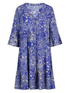 Sublevel Sukienka w kolorze niebieskim rozmiar: XXL. Niebieskie sukienki Sublevel, xxl, bez wzorów, z wiskozy, bez kołnierzyka, bez ramiączek, midi. Za 139,95 zł.