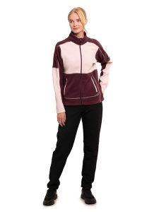 Icepeak Bluza polarowa "Clemons" w kolorze fioletowo-jasnoróżowym rozmiar: S. Różowe bluzy Icepeak, s, bez wzorów, z polaru, bez kaptura. Za 118,56 zł.