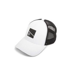 Czapka z daszkiem Preston Whitalie Ventamesh HD. Białe czapki PRESTON INNOVATIONS, bez wzorów, z bawełny. Za 103,50 zł.