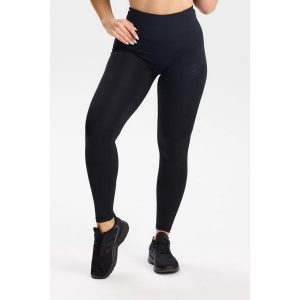 Damskie legginsy sportowe fitness Rough Radical Pure Flow Long. Czarne legginsy ROUGH RADICAL, bez wzorów. W wyprzedaży za 135,92 zł.