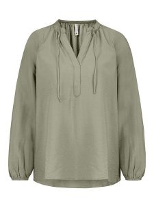 Eight2Nine Bluzka w kolorze khaki rozmiar: L. Brązowe bluzki Eight2Nine, l, bez wzorów, bez kołnierzyka, bez ramiączek. Za 74,63 zł.