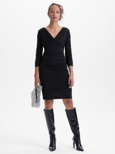 Orsay Sukienka w kolorze czarnym rozmiar: S. Czarne sukienki Orsay, s, bez wzorów, bez kołnierzyka, bez ramiączek, mini. Za 86,95 zł.