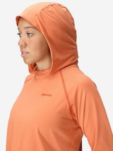 Marmot Bluza polarowa "Windridge" w kolorze pomarańczowym rozmiar: L. Pomarańczowe bluzy Marmot, l, bez wzorów, z materiału, z kapturem. Za 166,88 zł.