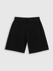 4F Spodenki dresowe damskie - czarne XL. Czarne szorty 4f, bez wzorów, z dresówki. Za 129,99 zł.