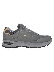 LOWA Skórzane buty turystyczne "Renegade Evo GTX LO Ws" w kolorze szarym rozmiar: 40. Szare buty trekkingowe Lowa, z gore-texu, bez zapięcia. Za 788,81 zł.