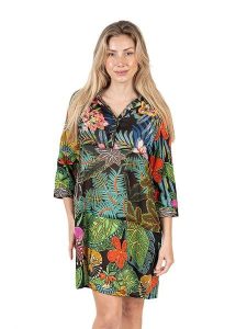 Isla Bonita by SIGRIS Sukienka ze wzorem rozmiar: M. Sukienki Isla Bonita by SIGRIS, na co dzień, m, bez wzorów, z bawełny, bez kołnierzyka, bez ramiączek, midi, proste. Za 181,33 zł.
