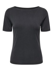 ONLY T-Shirt Free 15367559 Czarny Regular Fit. Czarne t-shirty ONLY, s, bez wzorów, z syntetyku, bez kołnierzyka, bez ramiączek. Za 99,99 zł.