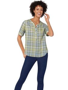 WITT WEIDEN Bluzka w kolorze zielonym rozmiar: 38. Zielone bluzki WITT WEIDEN, bez wzorów, z wiskozy, bez kołnierzyka, bez ramiączek. Za 34,99 zł.