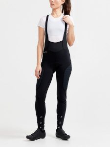 Craft Spodnie kolarskie "ADV Bike Subz Bib- Tights" w kolorze czarnym rozmiar: L. Czarne spodnie dresowe Craft, l, bez wzorów. Za 251,45 zł.