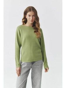 TATUUM Sweter w kolorze jasnozielonym rozmiar: M. Zielone swetry oversize Tatuum, m, bez wzorów, ze splotem, bez ramiączek. Za 197,63 zł.