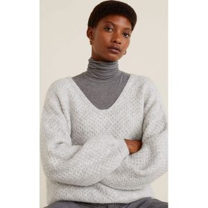 Mango - Sweter. Swetry klasyczne marki Mango. W wyprzedaży za 69,90 zł.