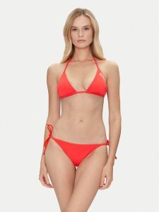 EA7 Emporio Armani Bikini 7W000318 AF12599 A5064 Czerwony. Czerwone bikini EA7 Emporio Armani, bez wzorów, z syntetyku. Za 199,99 zł.