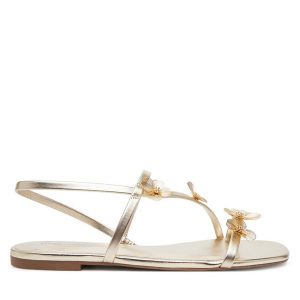 Sandały Call It Spring. Żółte sandały Call it Spring, bez wzorów, bez obcasa, na płaskiej podeszwie, bez zapięcia. Za 239,99 zł.