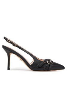 Marciano Guess Szpilki 5GGZ31 7324A Czarny. Czarne szpilki Marciano Guess, z aplikacjami, ze skóry, bez obcasa. Za 599,99 zł.