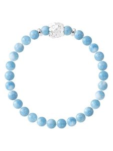 Pearline Bransoletka z akwamarynem rozmiar: onesize. Niebieskie bransoletki Pearline, z akwamarynem, srebrne. Za 260,99 zł.