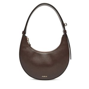 Torebka Furla. Brązowe torebki klasyczne Furla, bez wzorów, bez dodatków. Za 699,99 zł.