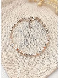 Atelier MIU Pozłacana bransoletka rozmiar: onesize. Brązowe bransoletki Atelier MIU, z perłą, pozłacane. Za 56,79 zł.