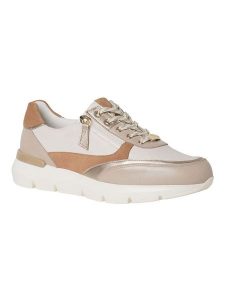 HASSIA Skórzane sneakersy "Bordeaux" w kolorze kremowo-beżowo-jasnobrązowym rozmiar: 41,5. Brązowe trampki HASSIA, bez wzorów, bez zapięcia. Za 404,99 zł.