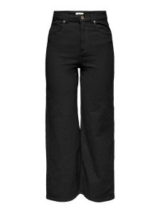 ONLY Carmakoma Spodnie sztruksowe w kolorze czarnym rozmiar: 44/L32. Czarne spodnie z wysokim stanem Only Carmakoma, z aplikacjami, z materiału, z podwyższonym stanem. Za 122,38 zł.