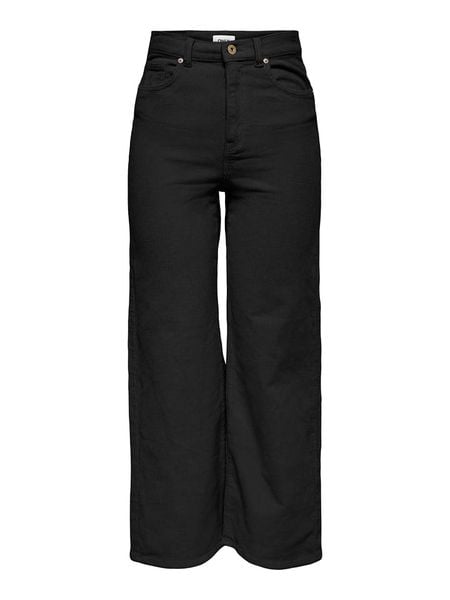 ONLY Carmakoma Spodnie sztruksowe w kolorze czarnym rozmiar: 46/L32. Czarne spodnie z wysokim stanem Only Carmakoma, z aplikacjami, z materiału, z podwyższonym stanem. Za 139,54 zł.