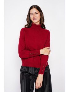 William de Faye Golf w kolorze bordowym rozmiar: 38. Czerwone golfy William de Faye, bez wzorów. Za 113,99 zł.