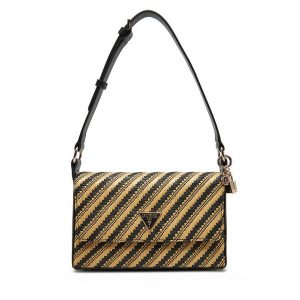Torebka Guess. Brązowe torebki klasyczne Guess, z aplikacjami, bez dodatków. Za 389,99 zł.