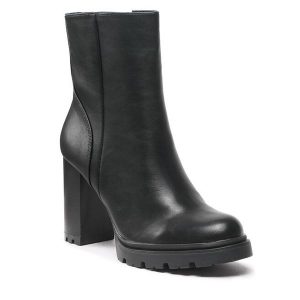 Botki Jenny Fairy. Czarne botki Jenny Fairy, bez wzorów, bez obcasa, na słupku, bez zapięcia. Za 179,99 zł.