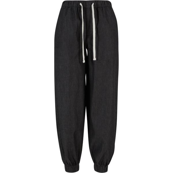 Damskie spodnie dresowe Urban Classics. Czarne spodnie dresowe Urban Classics, bez wzorów, z bawełny, do biegania. Za 147,00 zł.