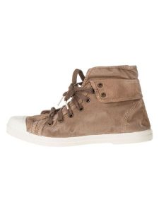 Natural world Sneakersy w kolorze jasnobrązowym rozmiar: 37. Brązowe trampki Natural World, bez wzorów, z bawełny, bez zapięcia. Za 74,28 zł.