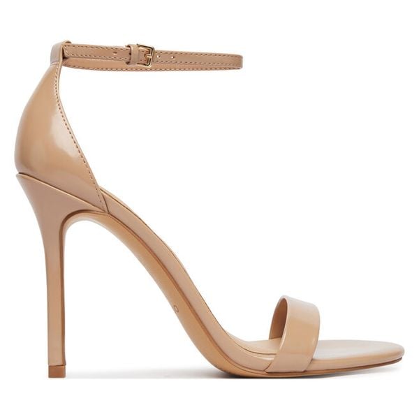 Sandały Aldo. Brązowe buty zimowe ALDO, bez obcasa, na szpilce, bez zapięcia. Za 339,99 zł.