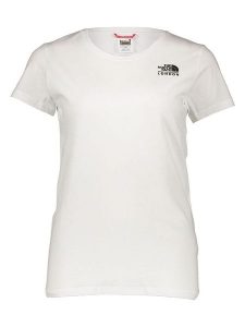 The North Face Koszulka w kolorze białym rozmiar: XL. Białe bluzki The North Face, xl, bez wzorów, z bawełny, bez kołnierzyka, bez ramiączek. Za 83,42 zł.