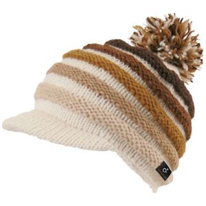 Czapka damska Kristin Hat KRI02 beżowo-brązowa (CHI-3407). Czapki marki CHILLOUTS. Za 104,32 zł.
