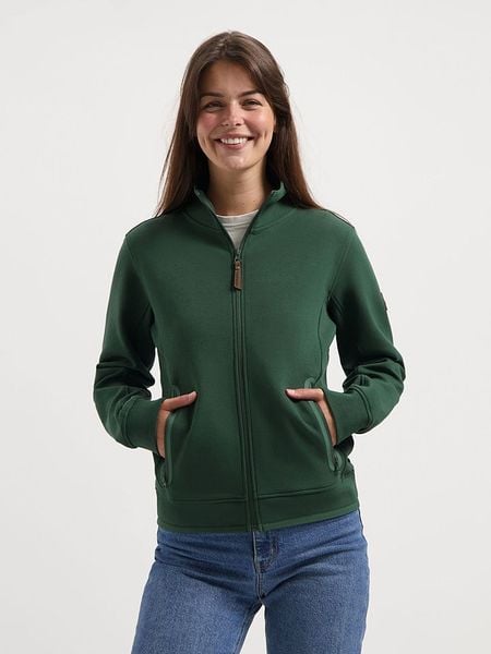 TRAVELIN' Bluza "Olia" w kolorze zielonym rozmiar: XXL. Zielone bluzy Travelin', xxl, bez wzorów, bez kaptura. Za 178,79 zł.