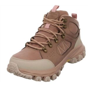Skechers Buty Damskie Trekkingowe sznurowane Edgemont taupe 36. Brązowe buty trekkingowe Skechers, bez zapięcia. Za 404,99 zł.