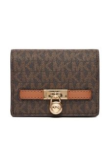 MICHAEL Michael Kors Portfel 32F5GNXD1B Brązowy. Brązowe portfele MICHAEL Michael Kors, bez wzorów, ze skóry. Za 459,99 zł.