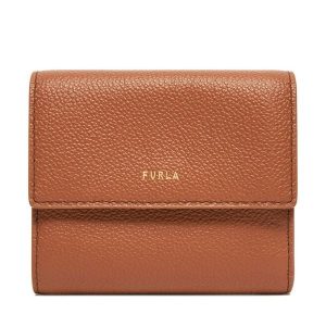 Portfel Furla. Brązowe portfele Furla, bez wzorów. Za 309,99 zł.