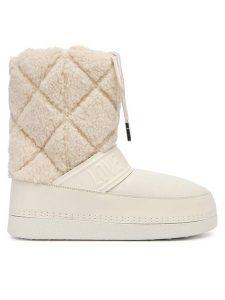 LOVE MOSCHINO Śniegowce JA24422G0NISJ12B Écru. Buty zimowe LOVE MOSCHINO, ze skóry, bez obcasa, bez zapięcia. Za 689,99 zł.