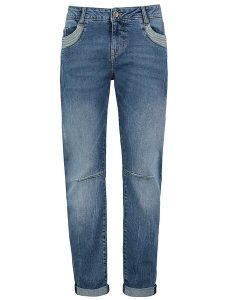 Eight2Nine Dżinsy - Regular fit - w kolorze niebieskim rozmiar: XS. Niebieskie jeansy Eight2Nine, z aplikacjami, ze skóry. Za 48,28 zł.