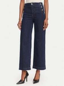 Rinascimento Jeansy CFC0130003003 Granatowy Wide Leg. Niebieskie jeansy Rinascimento, bez wzorów, z bawełny. Za 629,99 zł.