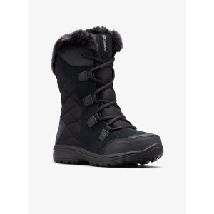 Buty zimowe damskie Columbia Ice Maiden II. Czarne buty trekkingowe Columbia, bez zapięcia. Za 329,99 zł.