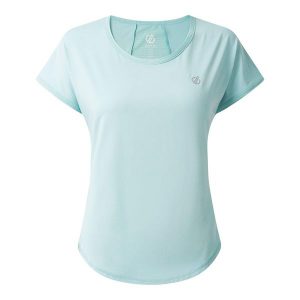 Koszulka Chase Dla Kobiet. Niebieskie bluzki Dare 2b, xl, bez wzorów, sportowe, bez kołnierzyka, bez ramiączek. Za 89,99 zł.