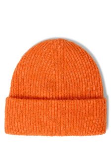 Marie Lund Czapka Kobiety Sztuczne włókno pomarańczowy, ONE SIZE. Brązowe czapki Marie Lund, bez wzorów, z włókna. Za 149,95 zł.