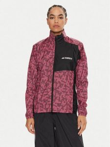 Adidas Kurtka do biegania Terrex Trail Running IM8143 Różowy Regular Fit. Czerwone kurtki sportowe ADIDAS, s, bez wzorów, z syntetyku, bez kaptura, do biegania. Za 309,99 zł.