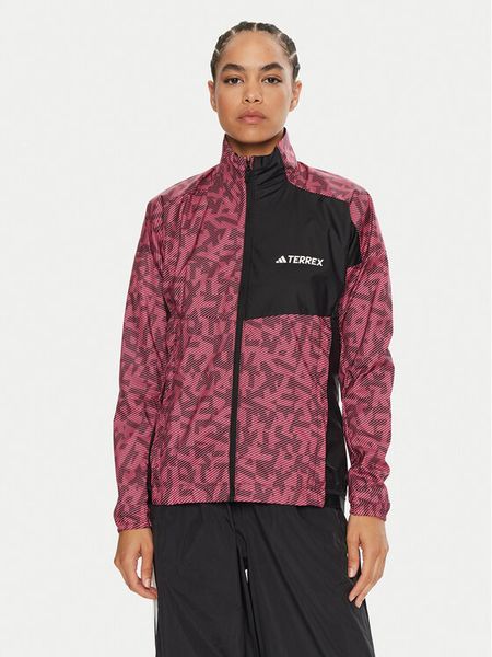 Adidas Kurtka do biegania Terrex Trail Running IM8143 Różowy Regular Fit. Czerwone kurtki sportowe ADIDAS, s, bez wzorów, z syntetyku, bez kaptura, do biegania. Za 279,99 zł.