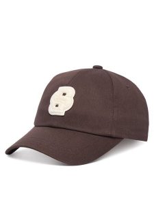 BOSS Czapka z daszkiem Ari-B 50562252 Brązowy. Brązowe czapki Boss, bez wzorów, z bawełny. Za 149,99 zł.