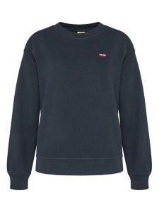 Levi's® Bluza Standard Crewneck 24688-0006 Czarny Relaxed Fit. Czarne bluzy s, bez wzorów, z bawełny, bez kaptura. Za 254,99 zł.