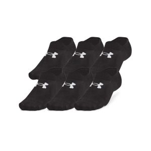 Under Armour UNISEX UA ESSENTIAL 6PK ULT Skarpetki unisex. Czarne skarpetki Under Armour, bez wzorów, z elastanu. Za 62,99 zł.